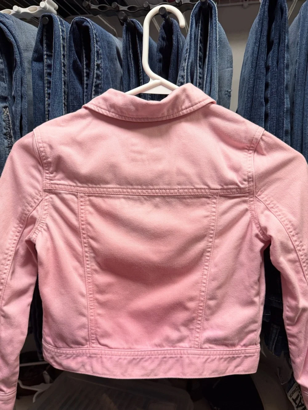GAP Light Pink Denim Jacket for Girls Size Small